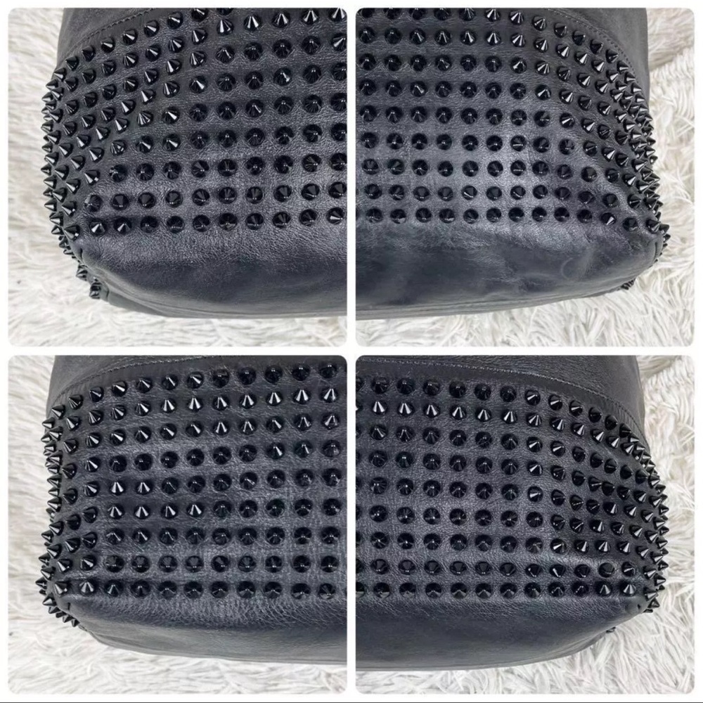 Christian Louboutin Black Tote with Gold Accents - Picture 15 of 16
